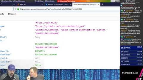 May 10, 2018 - Computer Vision and the Azure Vision API with @ScottCate