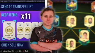 11 80+ LaLiga Player Picks Decides My FUT Champs Team (FIFA 21)