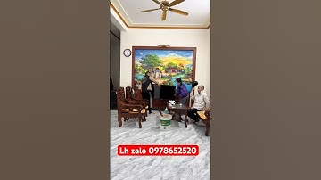 Hoàn thiện tranh dán tường 3D đồng quê rất đẹp