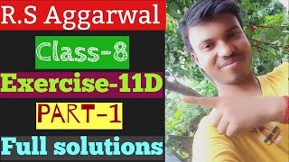 R.S Aggarwal Class-8|Chapter-11|Compound Interest|Exercise-11D|Part-1|Full Solutions|#UniK Math.