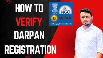 Darpan Unique ID Verification Made EASY In Minutes! | How to verify NGO Darpan Registration |