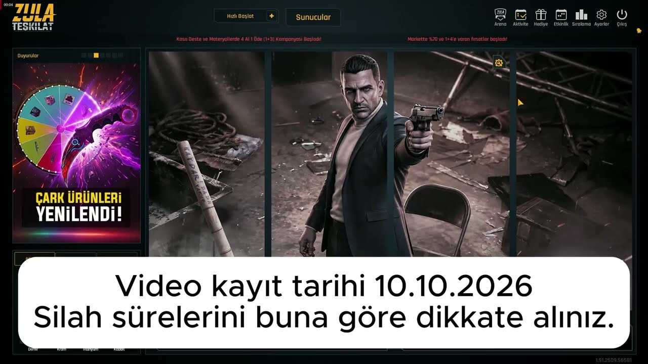 61K Materyalli 58 Seviye Zula Hesabı videosu