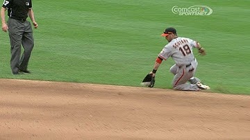 SF@STL: Scutaro makes a nice play on a grounder