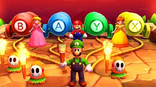 Мульт Mario Party The Top 100 Minigames Luigi Vs Peach Vs Rosalina Vs Daisy Master Difficulty