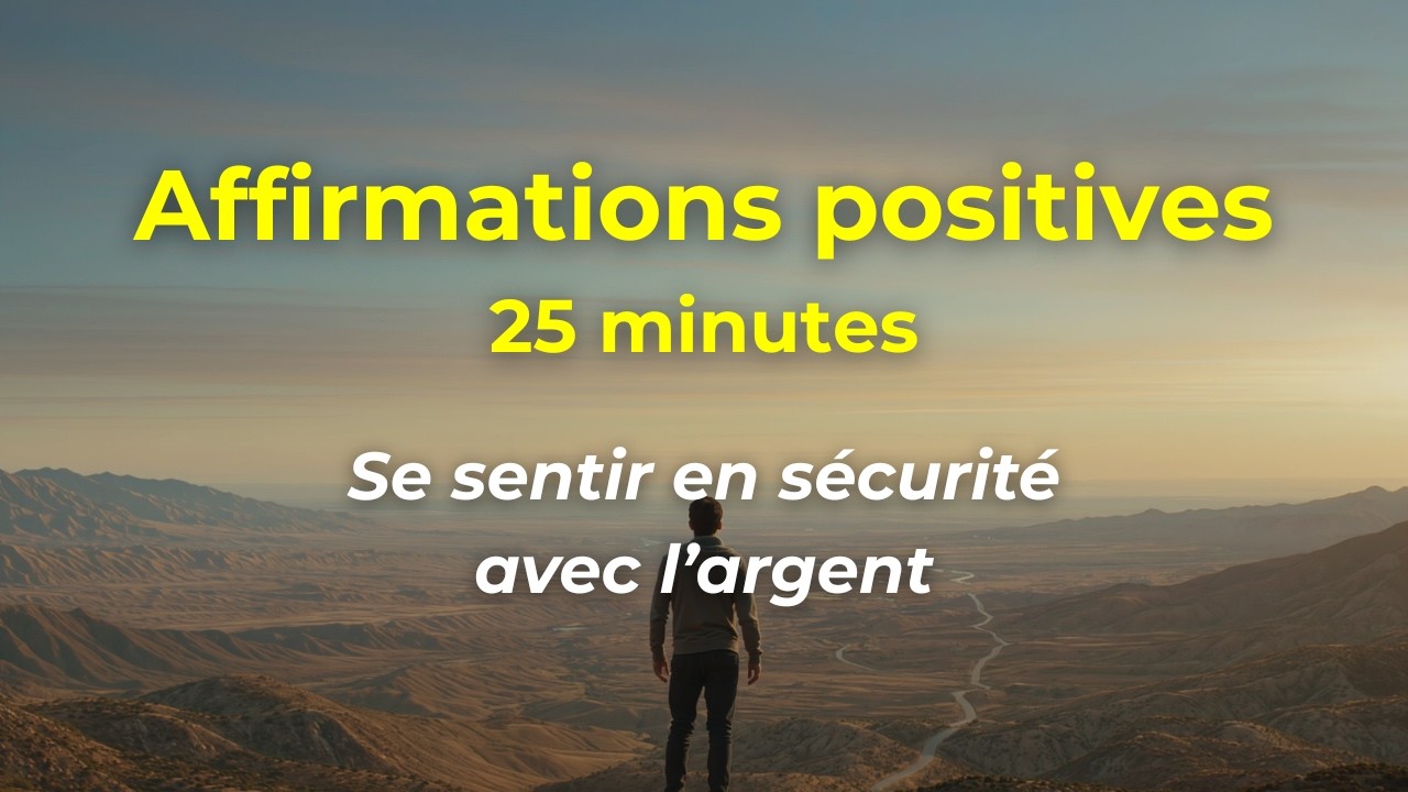 Affirmations pour apaiser la peur de manquer et se sentir en sécurité financière