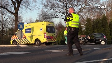 Meerdere gewonden bij frontale botsing Weerselo