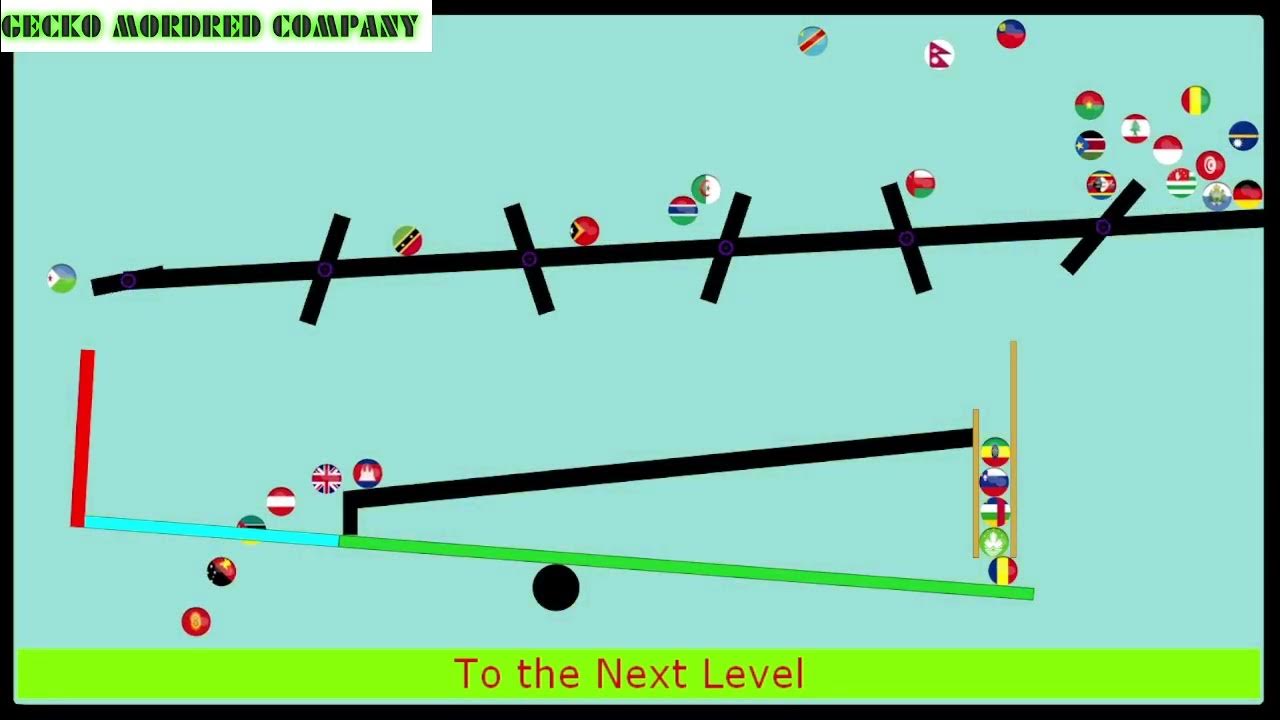 Country Marble Race Game Toy Learning Video Alternative Game Style in