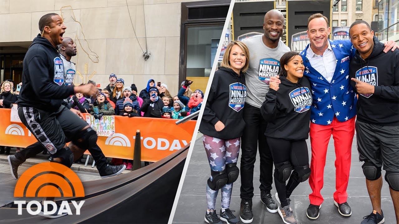 ‘American Ninja Warrior Junior’ Hosts Put Anchors’ Skills To The Test | TODAY