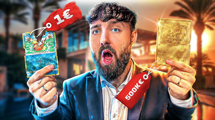 CARTE POKEMON A 1 EURO VS 500 000 EUROS ! ( Un seul exemplaire au monde )