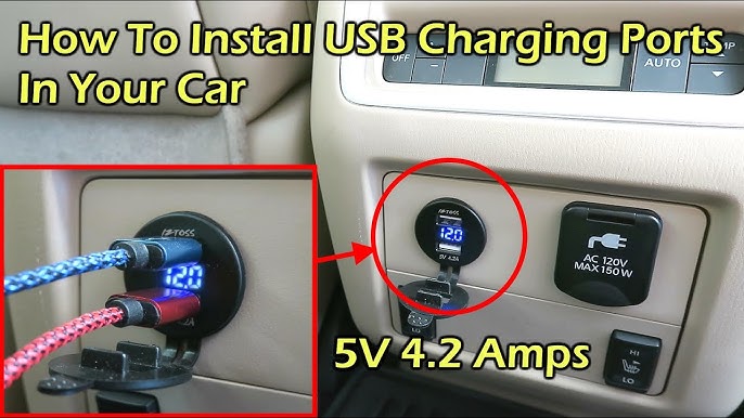 How to Install a USB Charging Port in your Car 