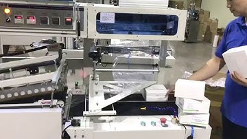 face masks boxes POF film sealing shrink wrapping machine