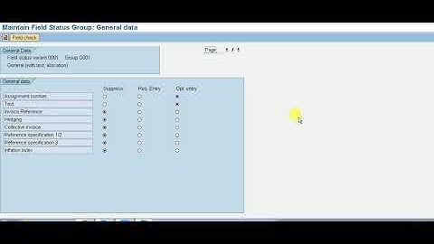 Define Field Status Variant In SAP | Field Status Group in SAP FICO - SAP FICO Tutorial 4 -
