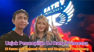 Unjuk Penampilan DJ Ratry Princessa Di Kenzo Live Rajawali Resto and Singing Hall Palembang