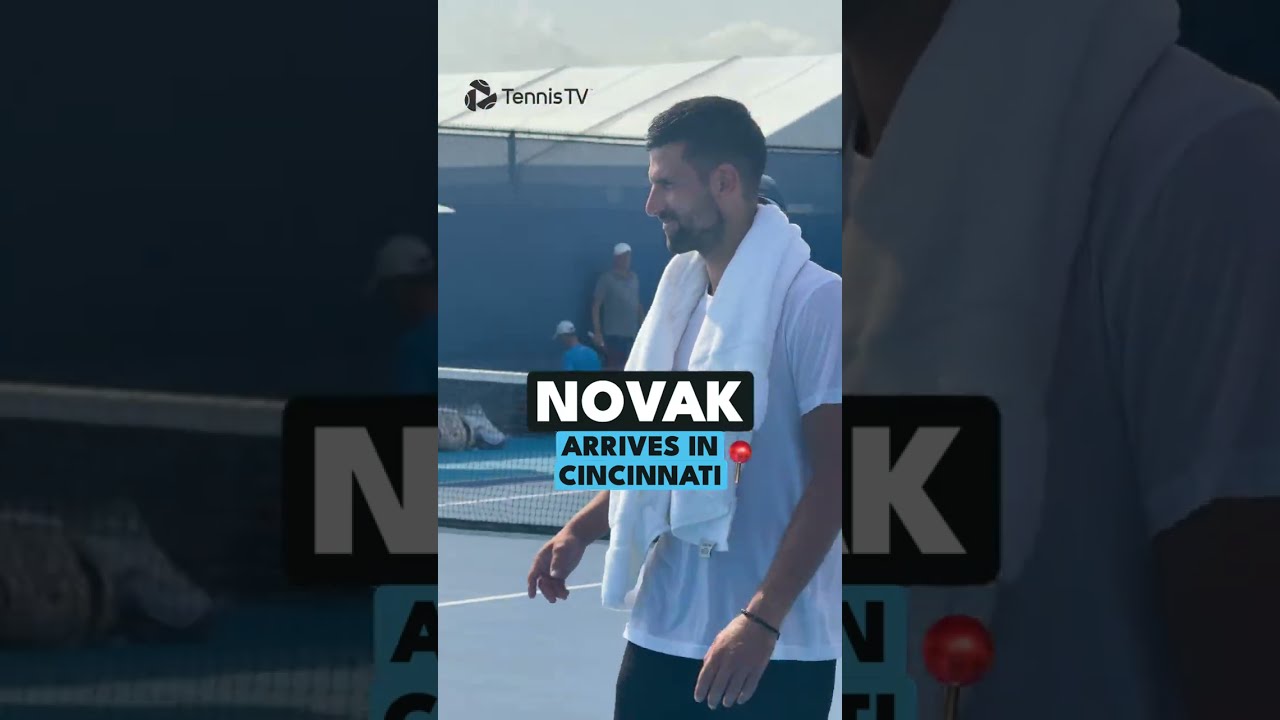 Novak in the house in Cincy 🏡🇺🇸