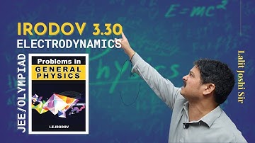 IE Irodov Problem 3.30 | Electrodynamics | by Lalit Joshi sir
