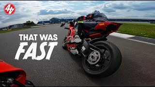Panigale V4s Flat-Out at Silverstone | Ducati DRE
