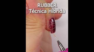 Mantenimiento de Uñas Híbridas con RUBBER