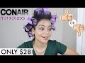TESTING THE CONAIR XTREME INSTANT HEAT CERAMIC HOT ROLLERS - HONEST REVIEW