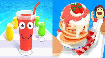 Juice Run VS Pancake Run Android iOS Gameplay #2