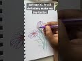 easy flower tutorial using lines #art #arttherapy #drawing