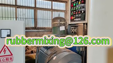A 75L rubber kneader mixer machine finished commissioning