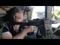 PK machine gun test (Kalashnikov's Machinegun)