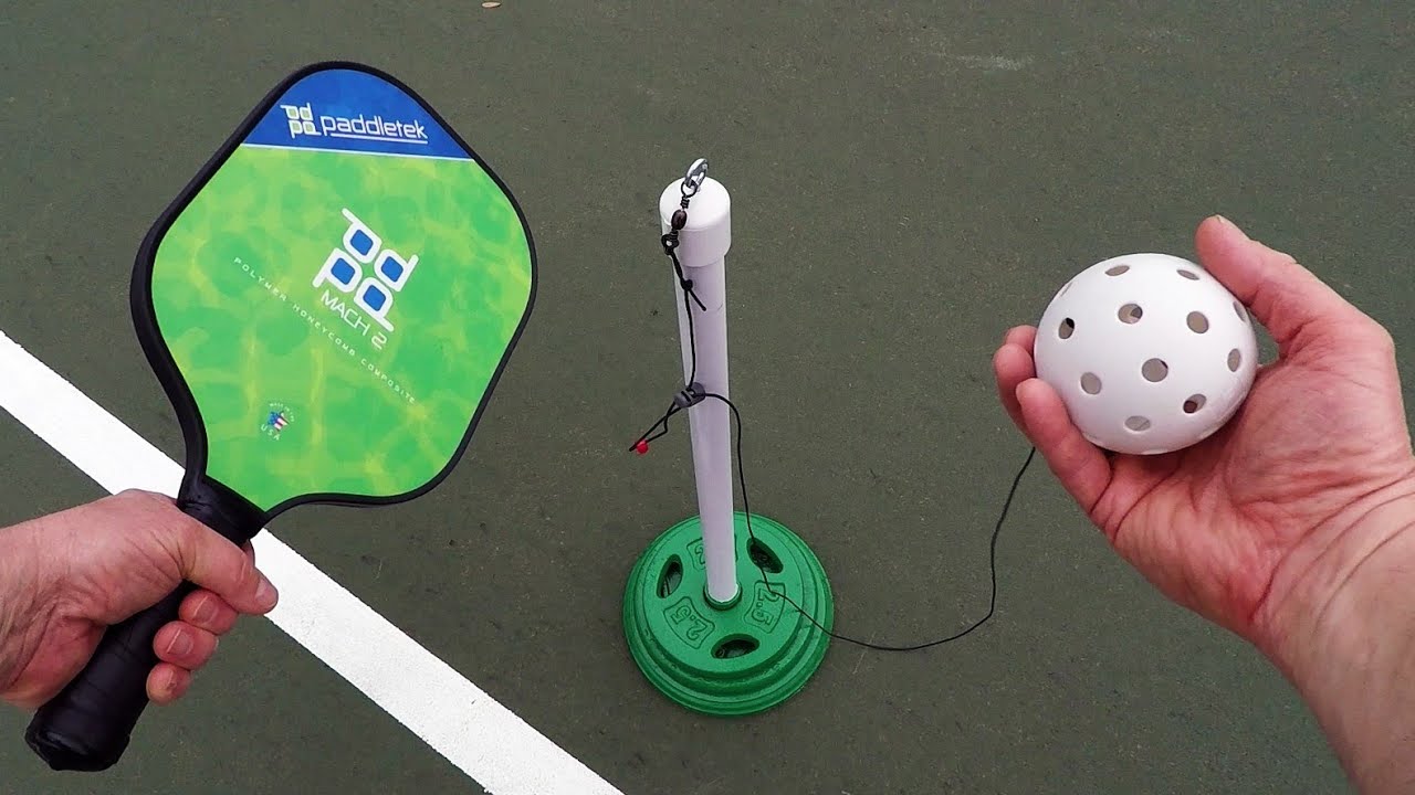How to Make a Pickleball Trainer, Rebounder for ~ $10 - Tutorial - YouTube