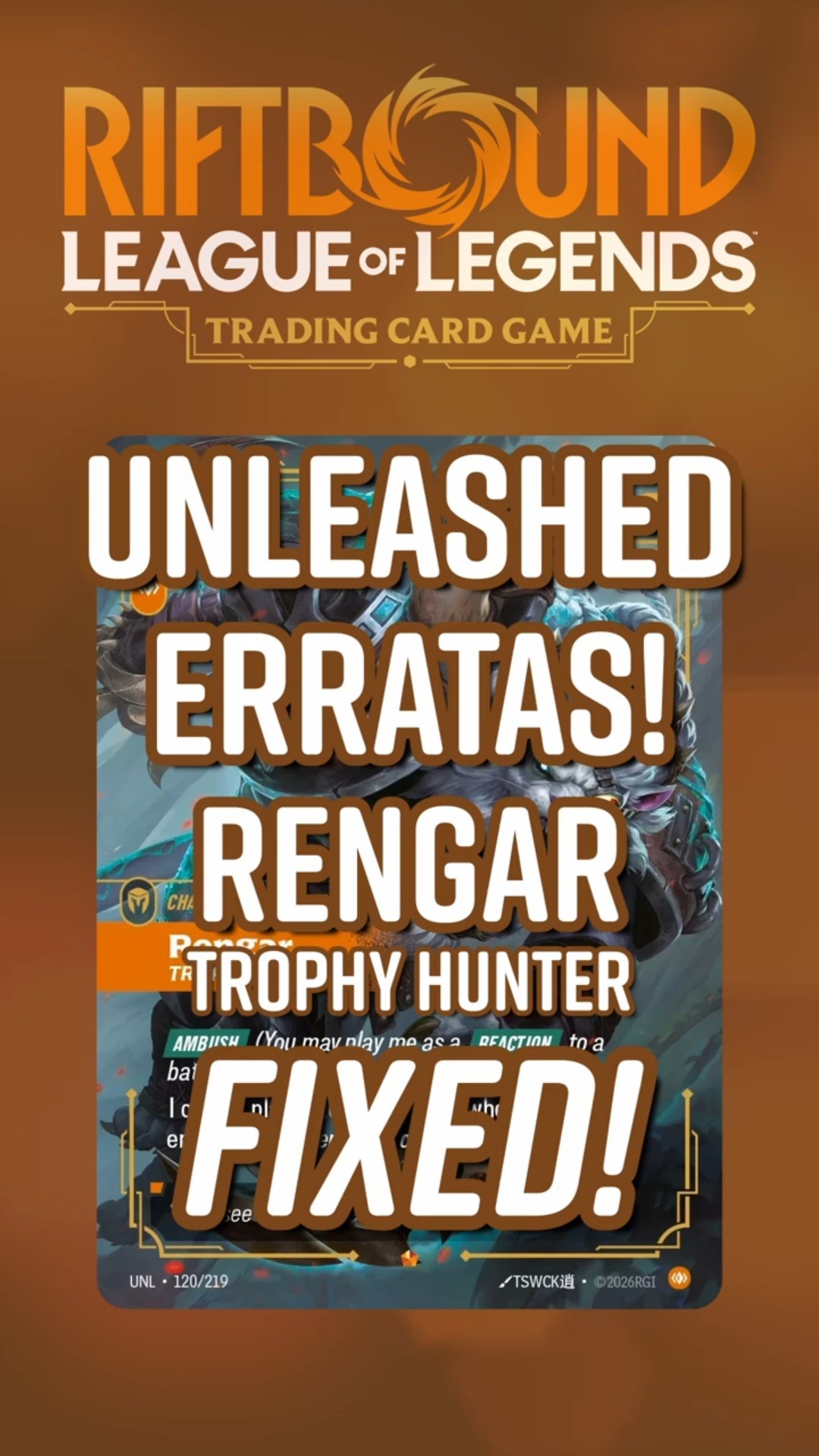Rengar Trophy Hunter And Relentless Pursuit BUFFED! Unleashed