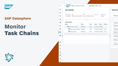 Monitor Task Chains: SAP Datasphere