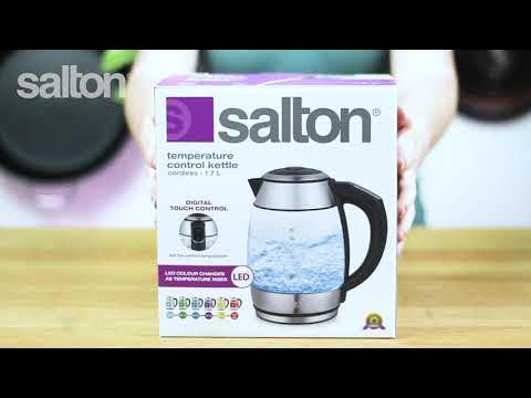 Salton Temperature Control Kettle 1.7L with Tea Steeper