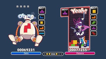 [Puyo Puyo Tetris AI] Zetris vs Wataame (18) - AI vs AI