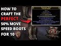 How to Deterministically Craft 50% Movement Speed Boots in Path of Exile 2 - Boots Crafting Guide