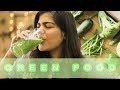 I only ate GREEN FOOD for 24 HOURS Challenge 🤢 || ThatBohoGirl 2019 |