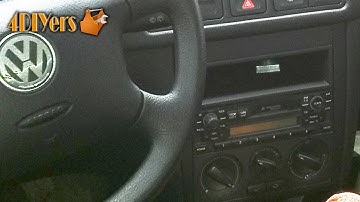 DIY: Volkswagen MKIV Stereo Removal