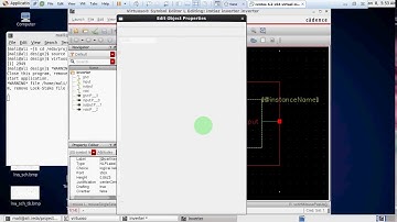 CMOS Inverter with symbol in cadence part 2
