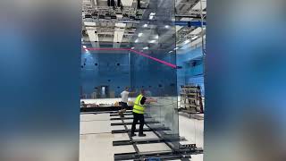ASB ShowGlassCourt with movable side wall