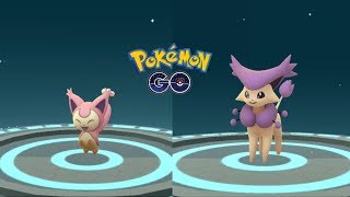 Evolving Skitty into Delcatty - Pokémon GO