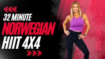 32 Minute Norwegian HIIT Workout 4x4 | VO2 Max Workout