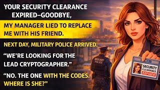 “Your Security Clearance Expired—Goodbye.” My Manager Lied. Next Day, Military Police Arrived.