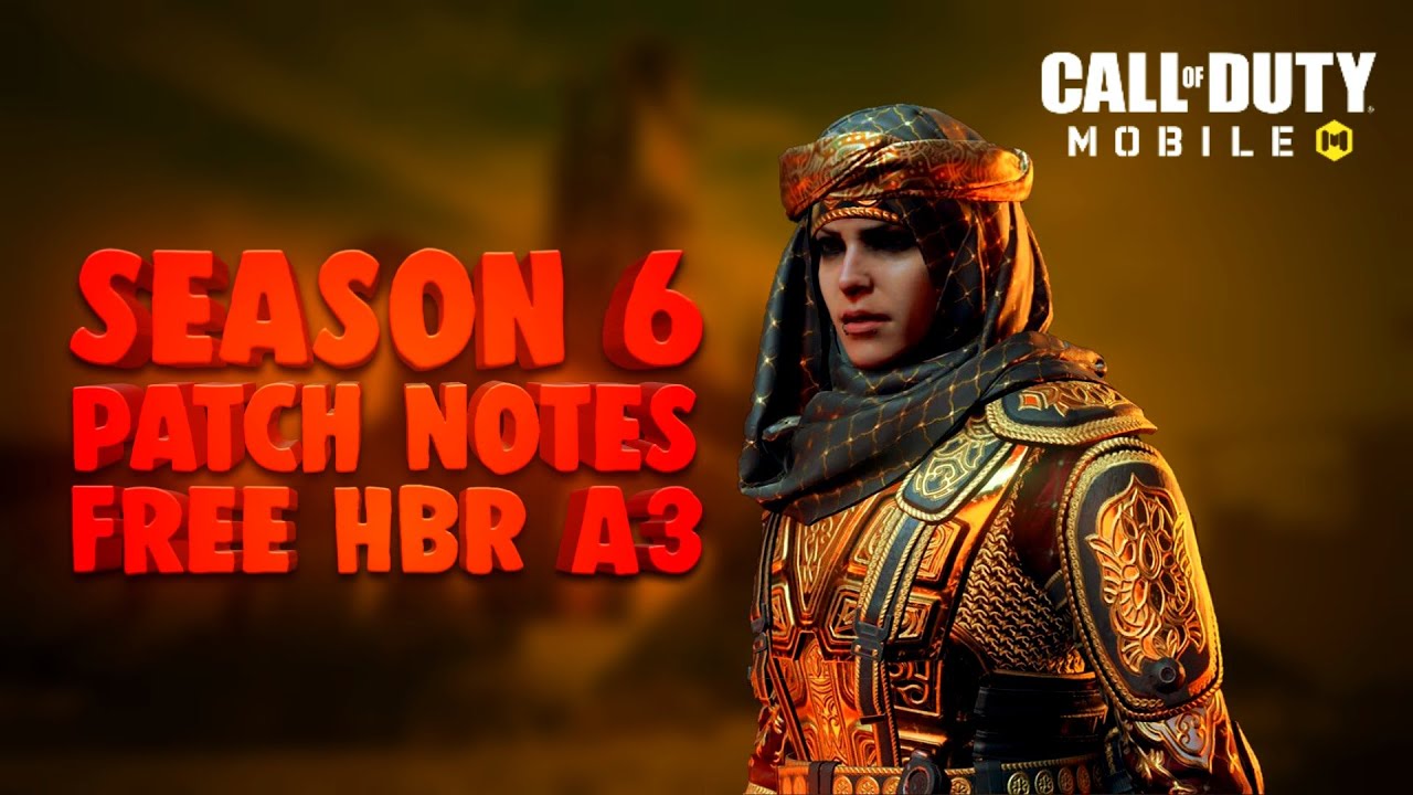 *SEASON 6* Official UPDATE PATCH NOTES in Call of Duty Mobile | Battle ...