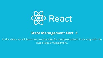 React State Management with Arrays | Store Multiple Student Records Using useState.