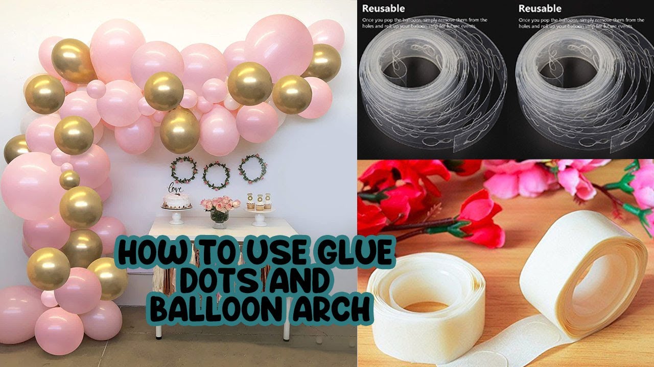 How Can I Stick Balloons Together Or To Surfaces? Balloon Glue Dots!