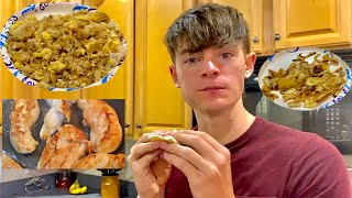 Cooking Fried Rice and Chicken Tenderloin For Starving Florida High School Kids