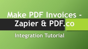 Make Invoice by Adding Text and Image to PDF Template