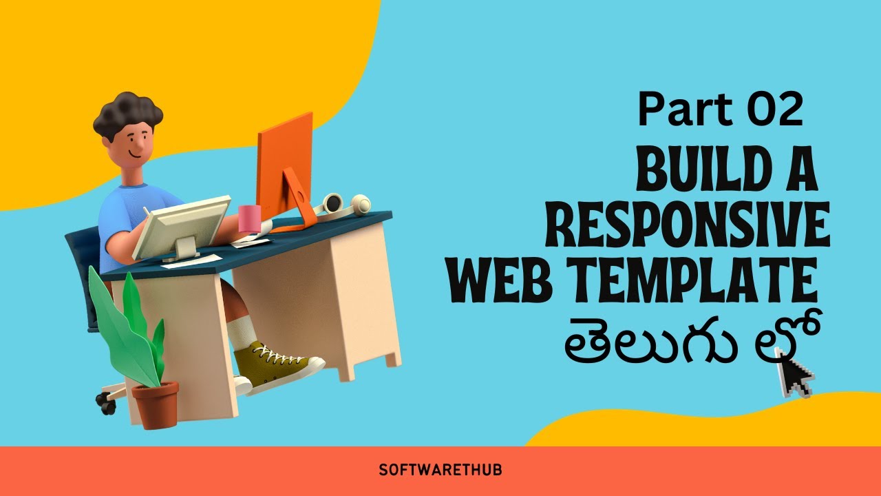Real-Time Web Template Development Step by Step Tutorial in Telugu ...