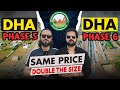 DHA Phase 5 Vs 6 Same Price Double the Size 🔥| dha phase 5 islamabad | dha phase 6 sector b3