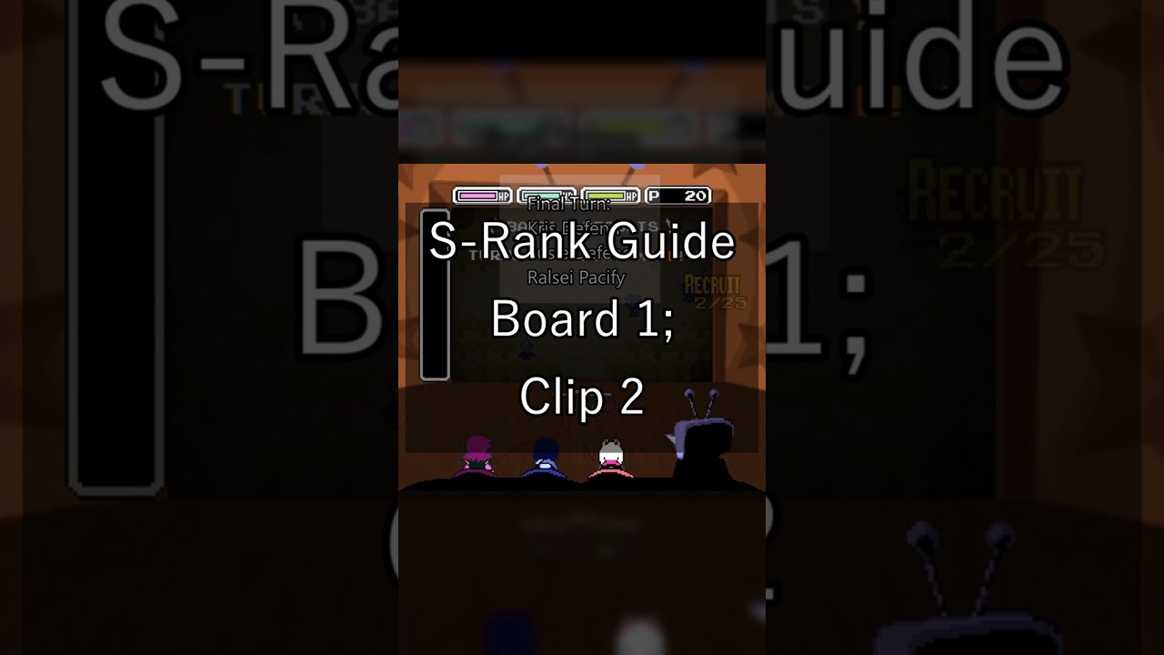 1st Enemy Full Fight, (Clip 2) S-Rank Guide in Board 1
