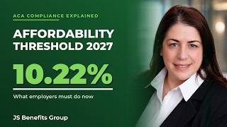 027 ACA Affordability Threshold 2027 Guide 1080p