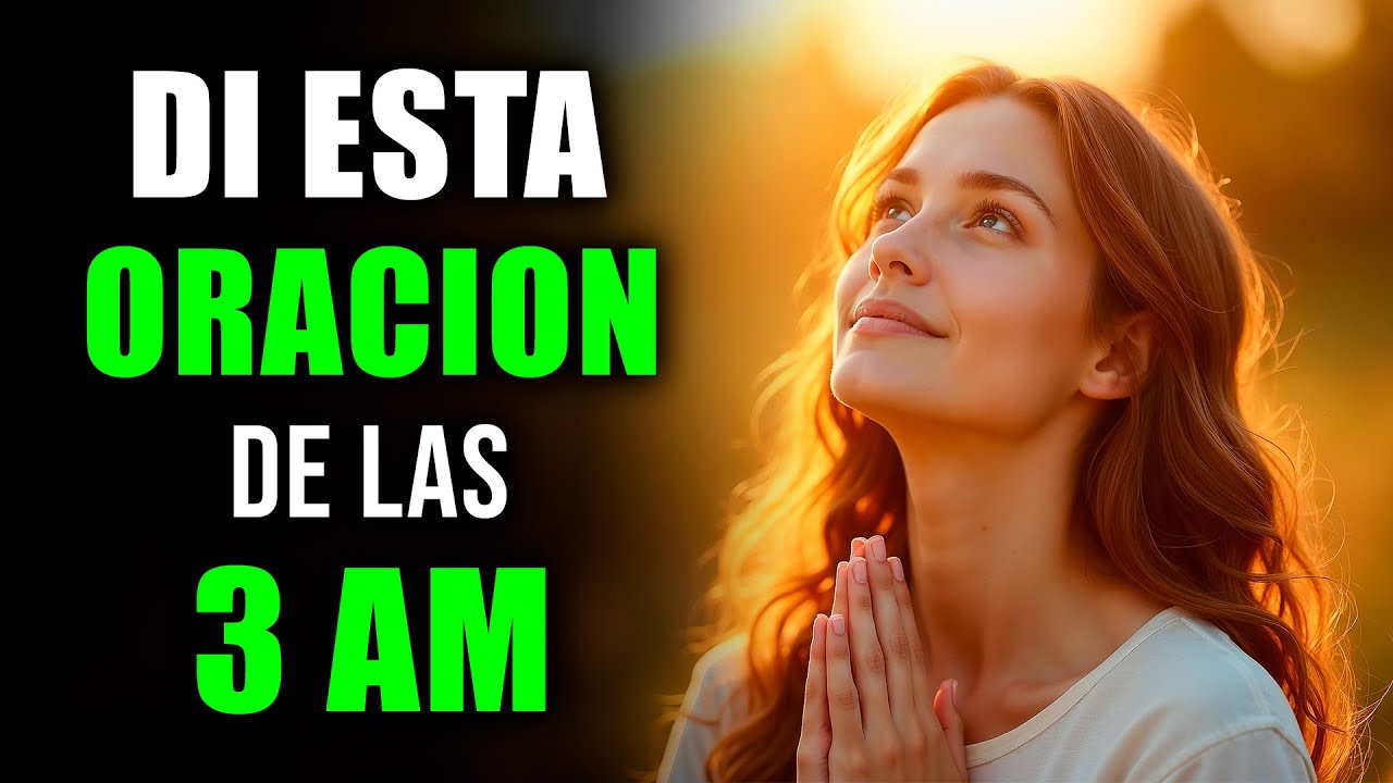 Cómo ORAR cuando te Despiertas a las 3 de la mañana | Poderosa Oración Matutina
