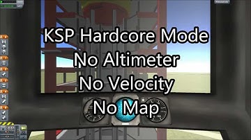 Kerbal Space Program - Mun Landing By The Seat Of My Pants -  No Map, No Altimeter, No Speedometer